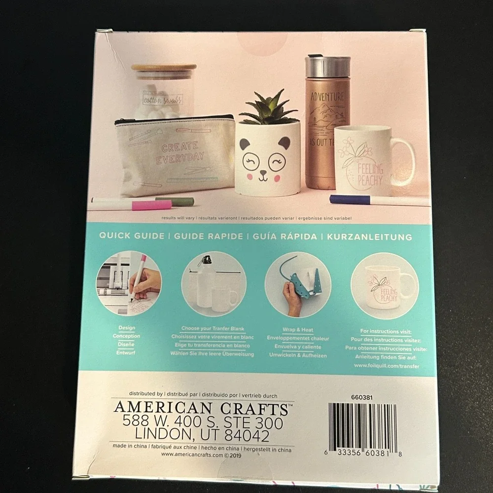 We R Memory Keepers Heat Transfer Quill All in One Kit Cricut Sizzix Brother NEW